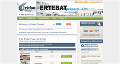 Desktop Screenshot of ertebatprepaid.com